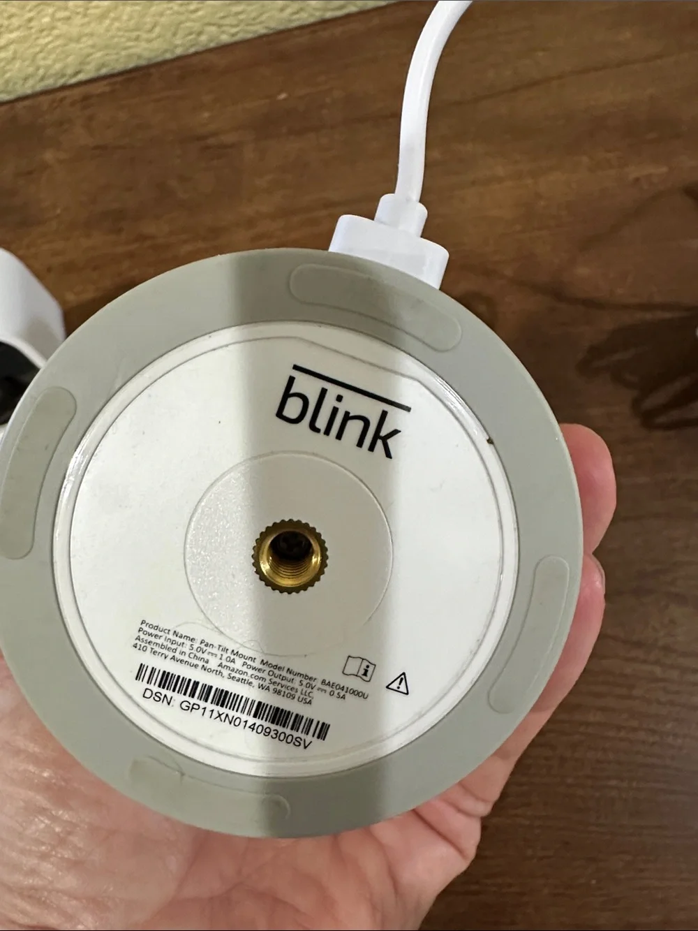 Blink White Home Security Camera System - 2-Camera Kit w/sync module